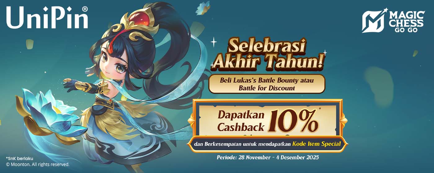 MCGG Selebrasi Akhir Tahun! Top Up dan Dapatkan Kesempatan menang Kode Item!